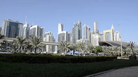 Dubai Marina UAE Stock Footage 60770155