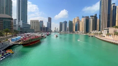 Dubai Marina, UAE Stock Footage 171534603