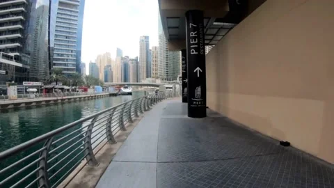 Dubai Marina Walk Stock Footage 171971478