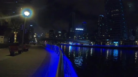 Dubai Marina Walk Stock Footage 172135195