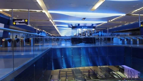 Dubai Metro Stock Footage 1103645