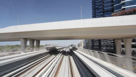 Dubai Metro Stock Footage 1182305