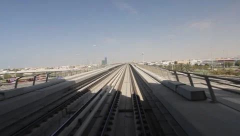Dubai Metro Stock Footage 1182478