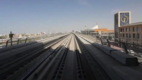 Dubai Metro Stock Footage 1182566