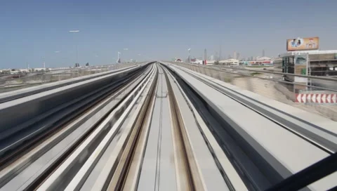 Dubai Metro Stock Footage 1182832