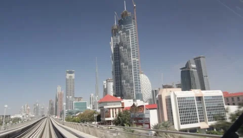 Dubai Metro Stock Footage 1182942