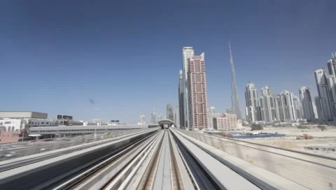Dubai Metro Stock Footage 1183161