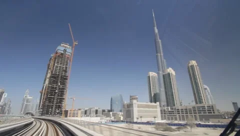 Dubai Metro Stock Footage 1183261