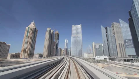 Dubai Metro Stock Footage 1183370