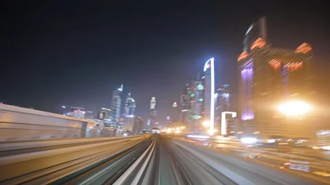 Dubai metro Stock Footage 205319389