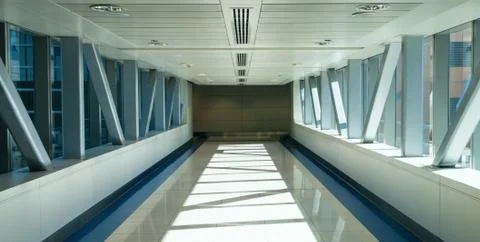 Dubai Metro interior Stock Photos