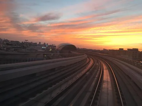 Dubai Metro Stock Photos