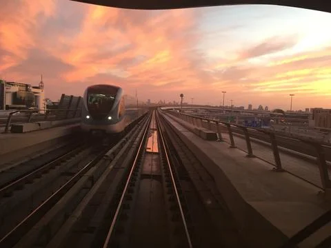 Dubai Metro Stock Photos