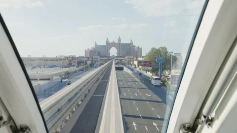 Dubai Monorail, Dubai, UAE Видео 220102768