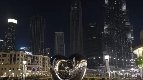Dubai by night Stock Footage 248436128