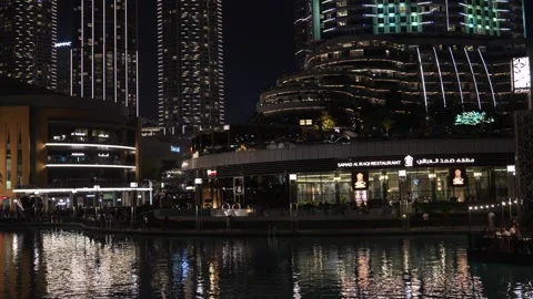 Dubai by night Stock Footage 248450767