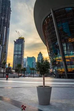 Dubai Opera building Stock Photos