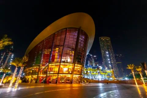 Dubai Opera building Stock Photos