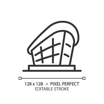 Dubai opera linear icon Stock Illustration