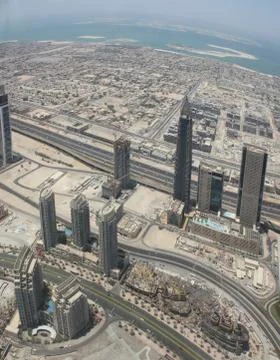 Dubai panorama Foto stock