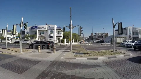 Dubai road Stock Footage 112010114