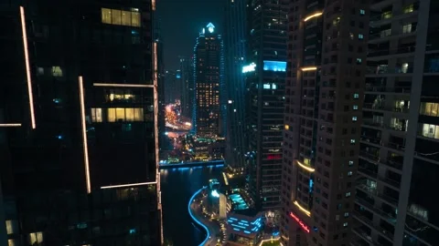 Dubai road timelapse Stock Footage 252260199