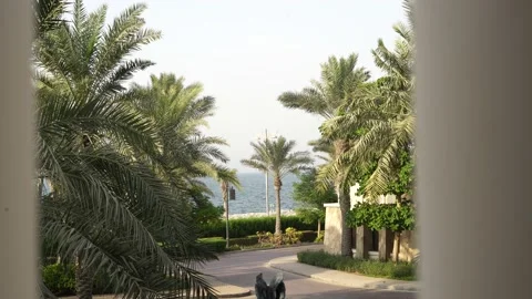 Dubai sea facing Stock Footage 140605448