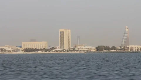 Dubai Seen From Boat Video stock 3522545