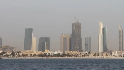 Dubai Seen From Boat Stock-Footage 3524620