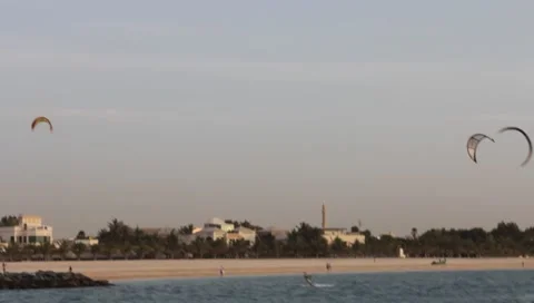 Dubai Seen From Boat Stock Footage 3573237
