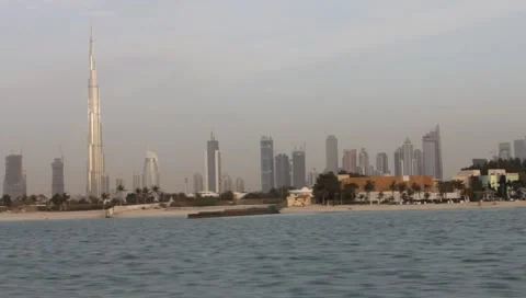 Dubai Seen From Boat Video stock 3577432