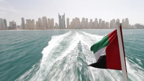 Dubai Seen From Boat Stock-Footage 3677644