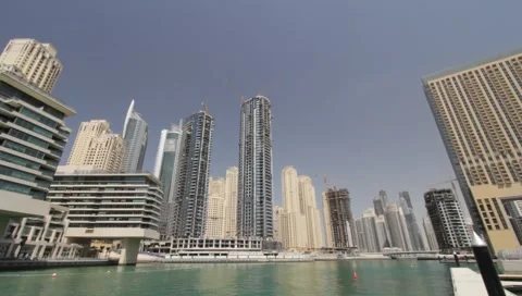 Dubai Seen From Boat Video stock 3678891