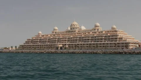 Dubai Seen From Boat Stock Footage 3679278