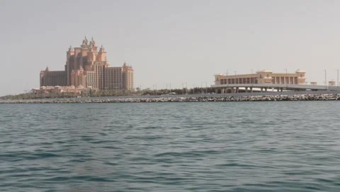 Dubai Seen From Boat Stock Footage 3679329