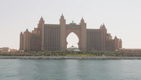 Dubai Seen From Boat Stock Footage 3679360