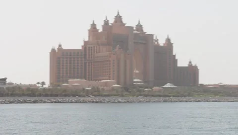 Dubai Seen From Boat Stock Footage 3682855