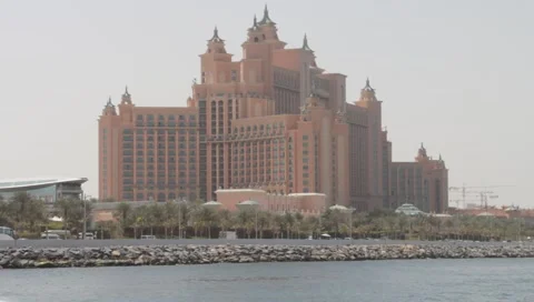 Dubai Seen From Boat Stock Footage 3688051