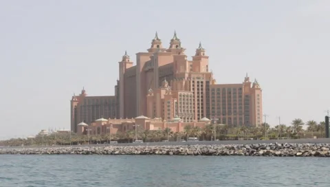 Dubai Seen From Boat Video stock 3704243