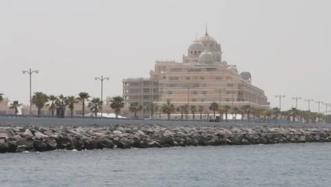 Dubai Seen From Boat Stock-Footage 3714636