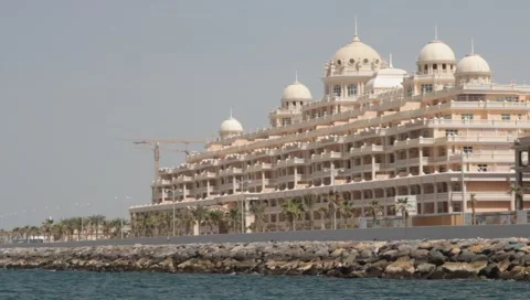 Dubai Seen From Boat Video stock 3732917