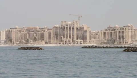 Dubai Seen From Boat Stock-Footage 3767976