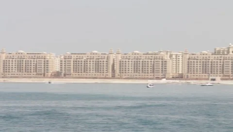 Dubai Seen From Boat Stock Footage 3776261