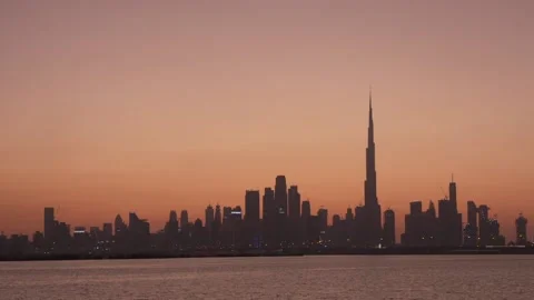 Dubai Skyline - 5 Stock Footage 144754035