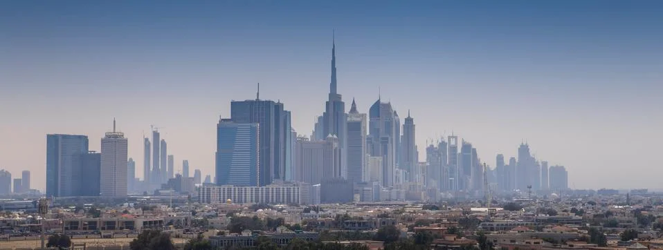 Dubai Skyline Cityscape Stock Photos