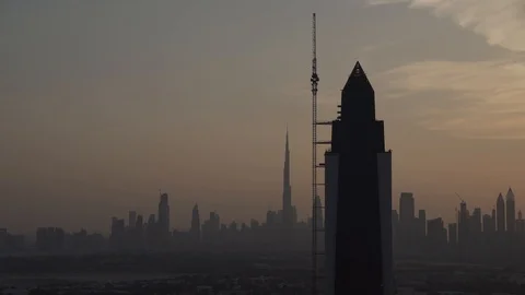 DUBAI Skyline Video stock 99409772