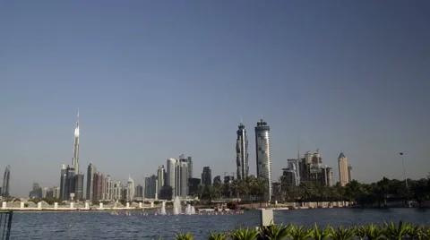 Dubai skyline UAE Stock Footage 60781791