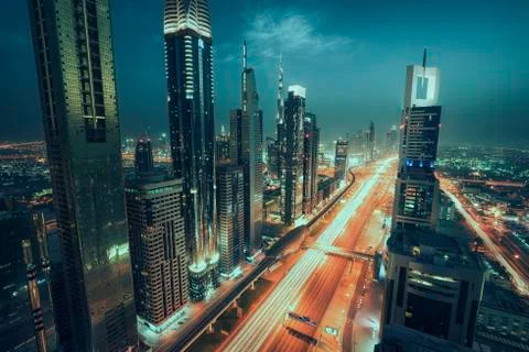 Dubai skyline, UAE Stock Photos