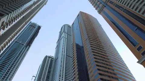 Dubai Skyscapers Stock Footage 84143268