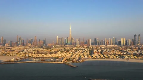 Dubai Skyscraper Stock Footage 133934130